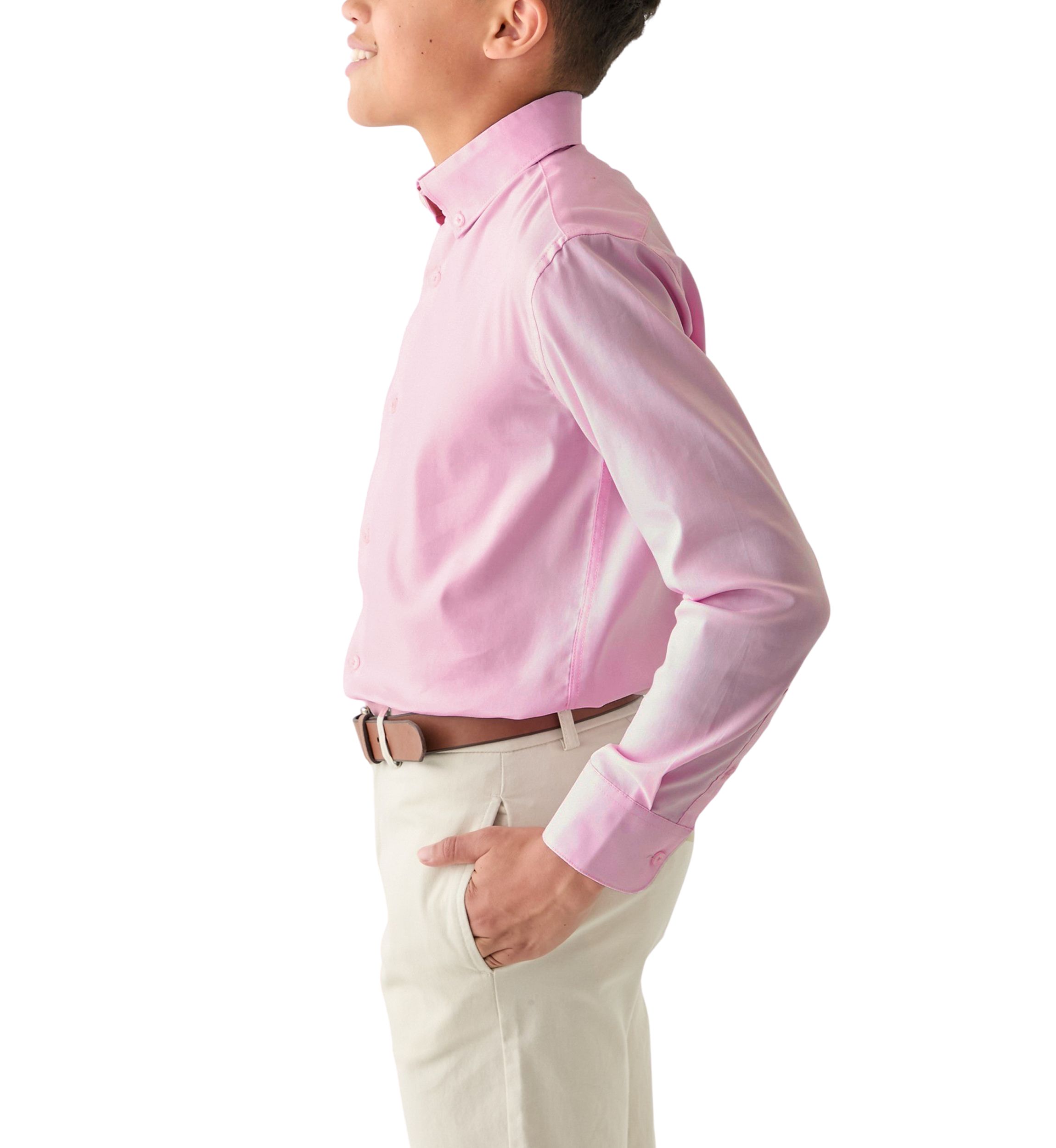 Boys 8-20 Long Sleeve Dress Shirt 
