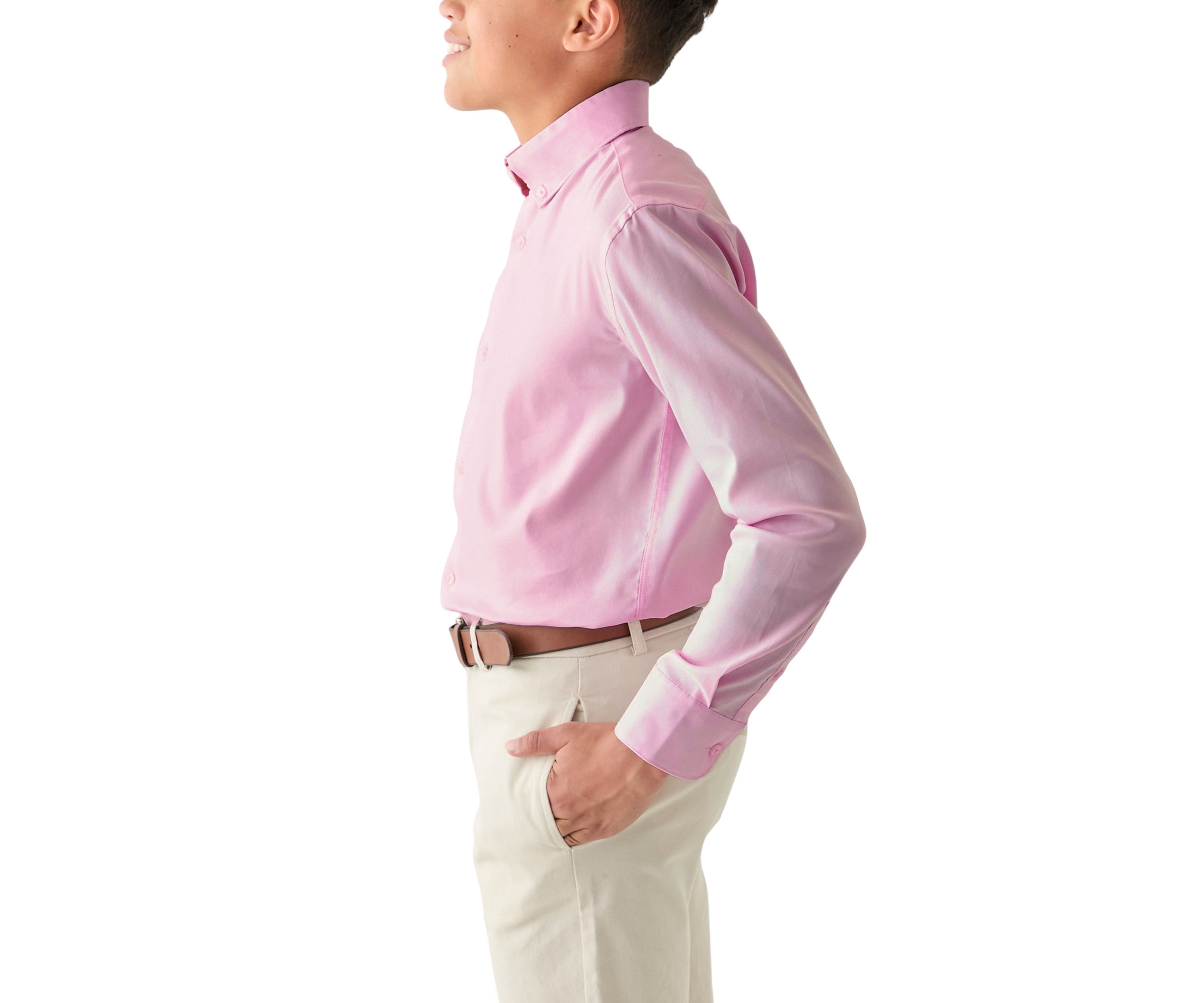 Boys 8-20 Long Sleeve Dress Shirt 