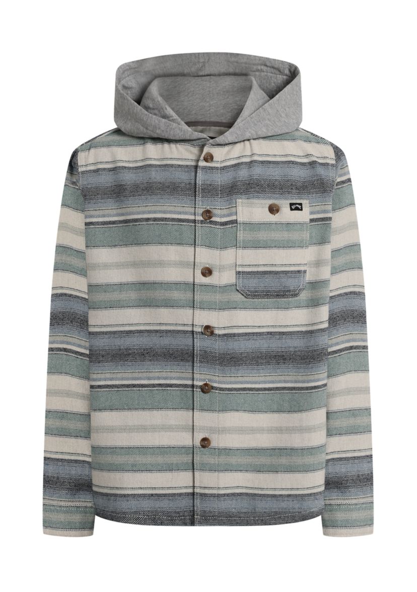 Boys 8-20 Baja Hooded Flannel Shirt 
