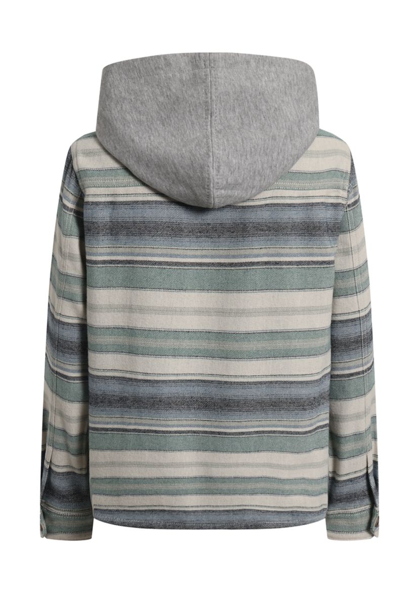 Boys 8-20 Baja Hooded Flannel Shirt 