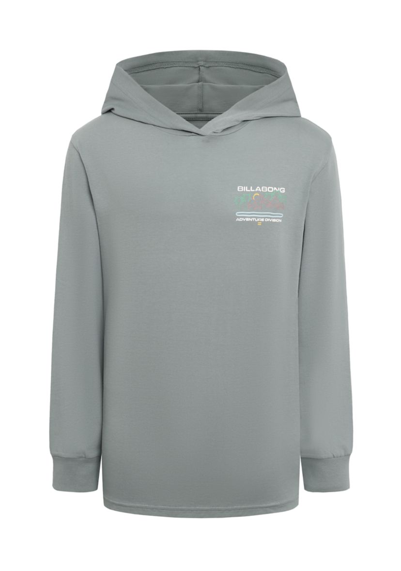 Boys 8-20 Coastal Range Long Sleeve Hooded Graphic T-Shirt