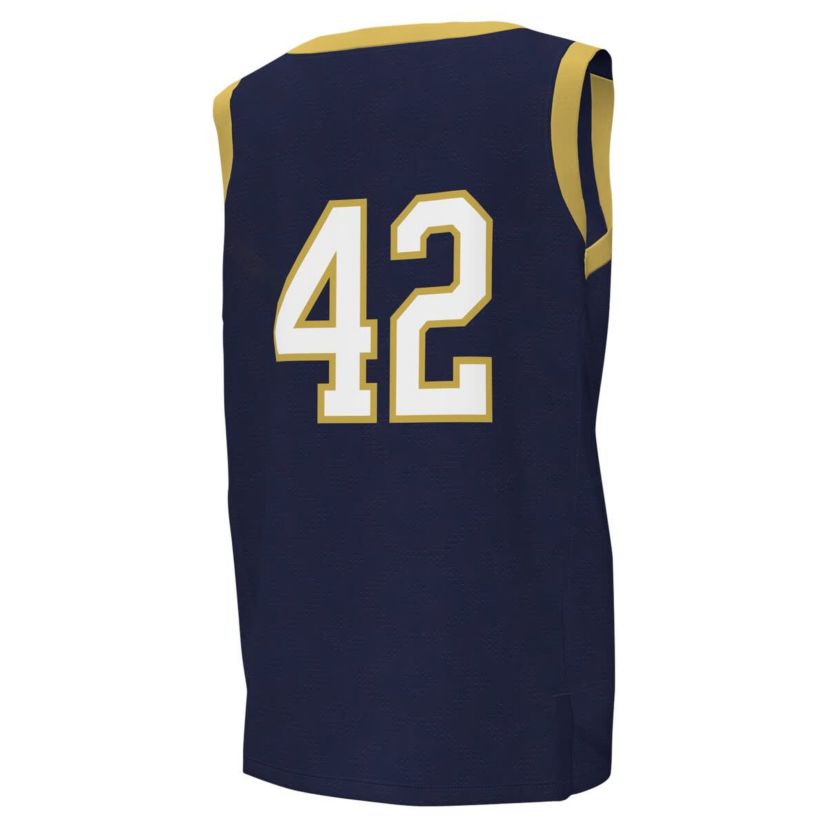 NCAA Under Armour #42 Notre Dame Fighting Irish Replica Basketball Jersey
