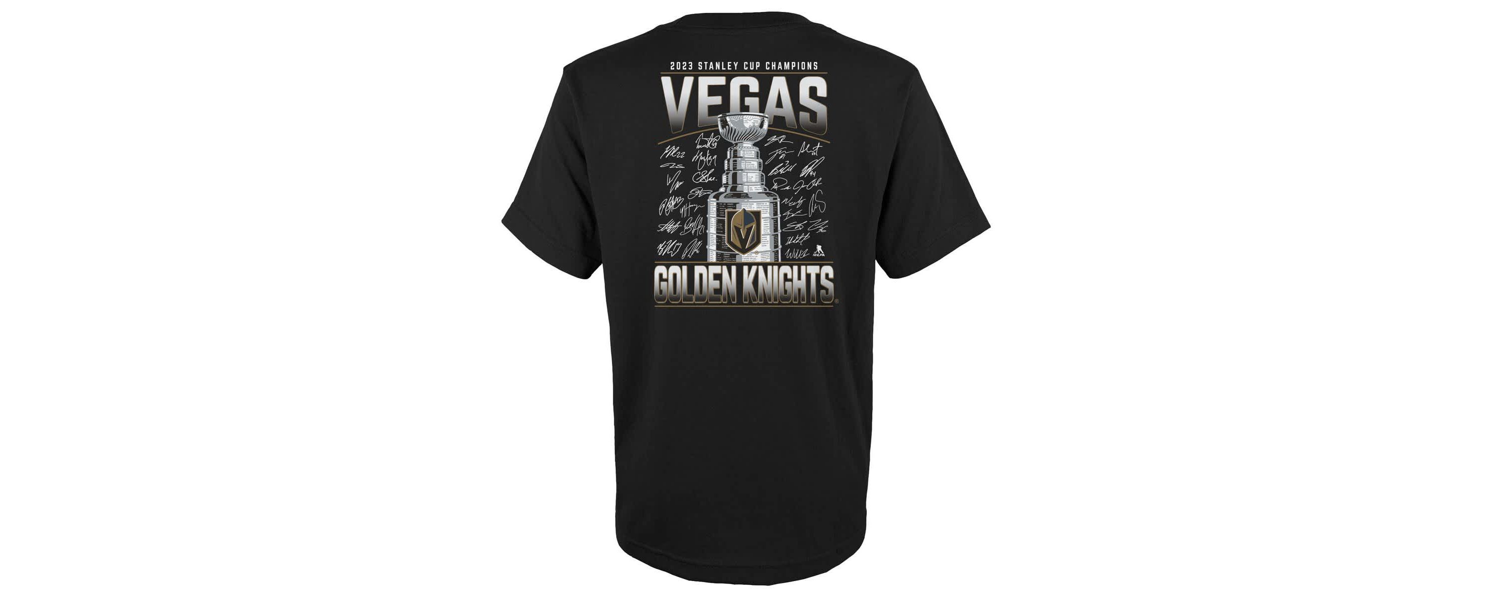 NHL Fanatics Vegas Golden Knights 2023 Stanley Cup s Signature Roster T-Shirt