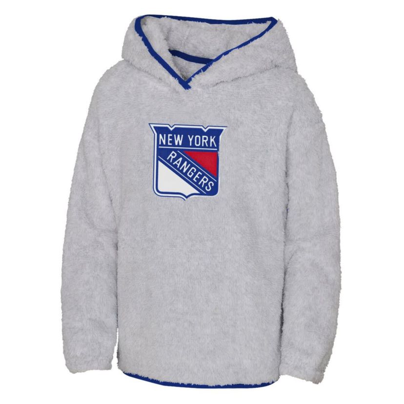 NHL Girls New York Rangers Ultimate Teddy Fleece Pullover Hoodie