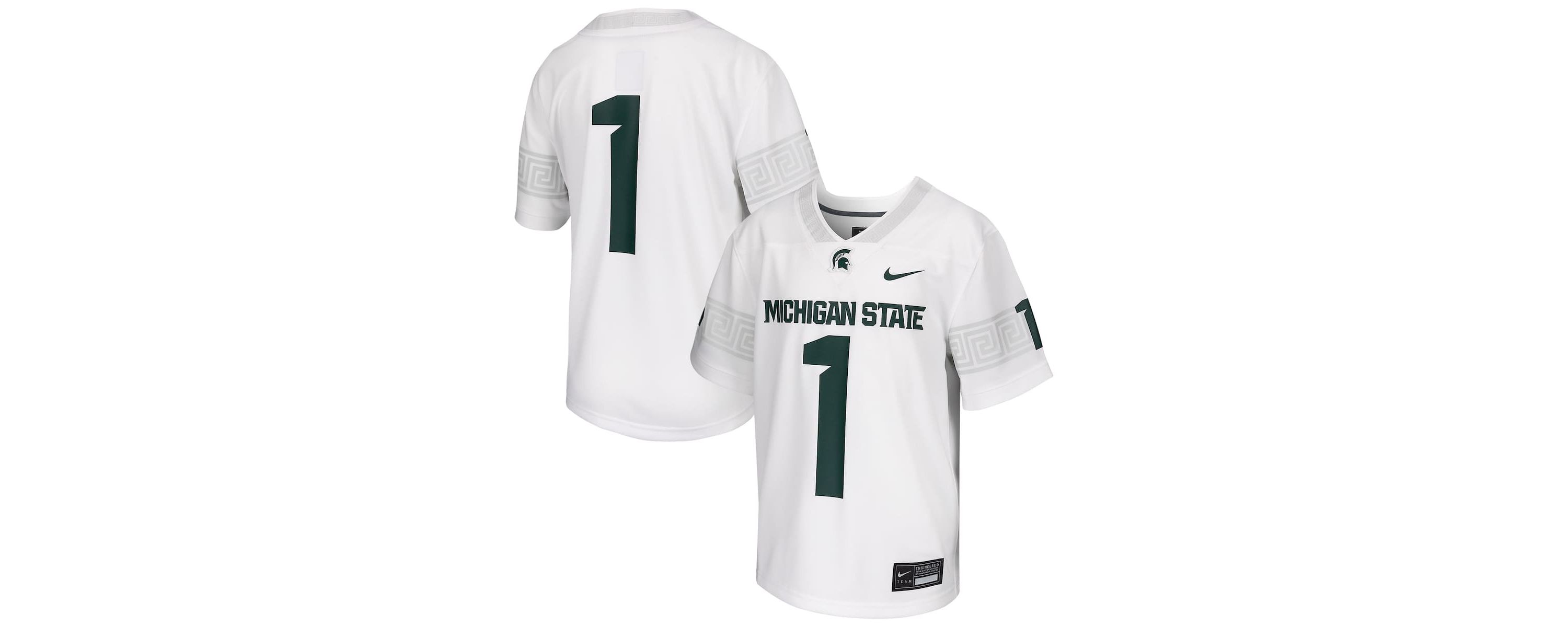 NCAA Nike # Michigan State Spartans Football Game Jersey