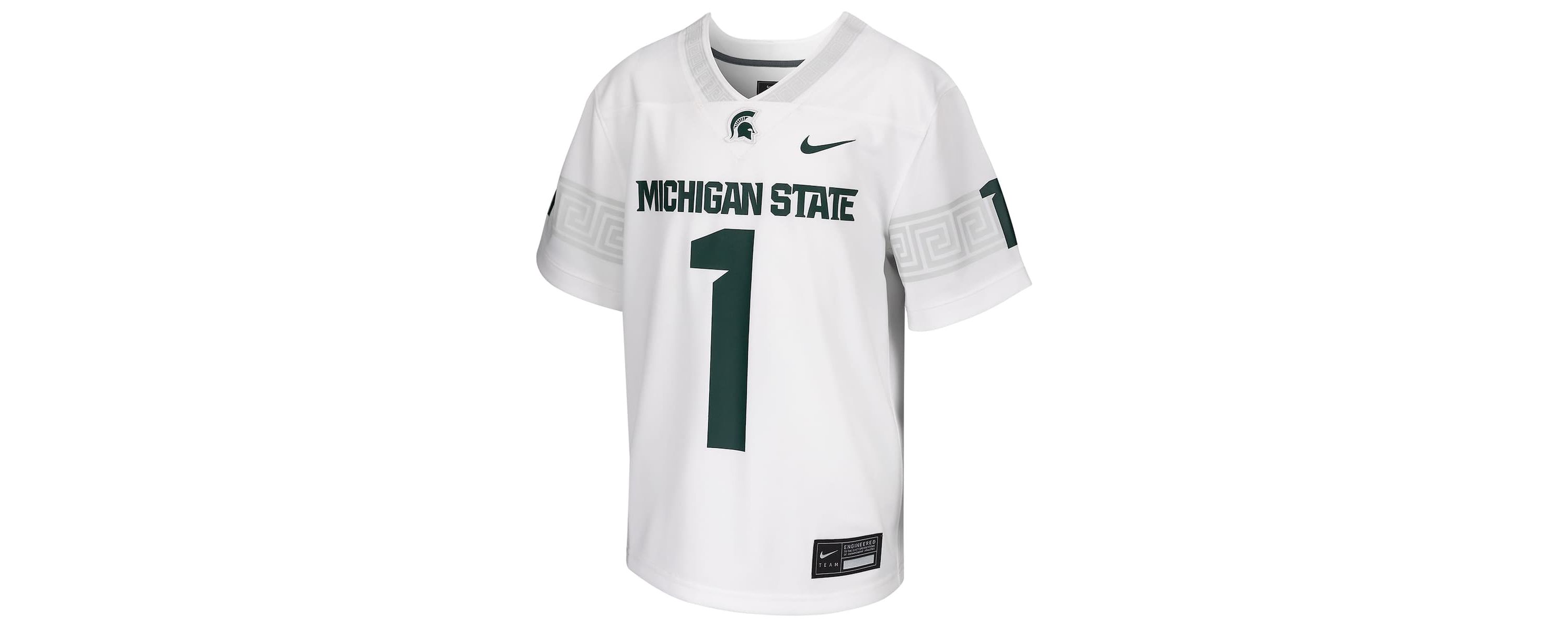 NCAA Nike # Michigan State Spartans Football Game Jersey