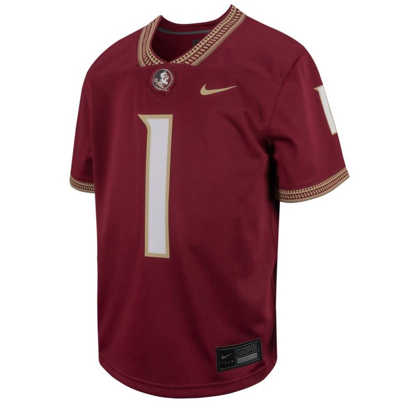 NCAA Nike # Florida State Seminoles Football Game Jersey