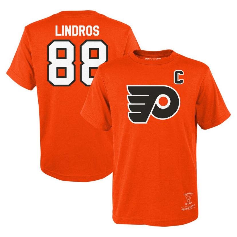 NHL Eric Lindros Philadelphia Flyers Name & Number T-Shirt