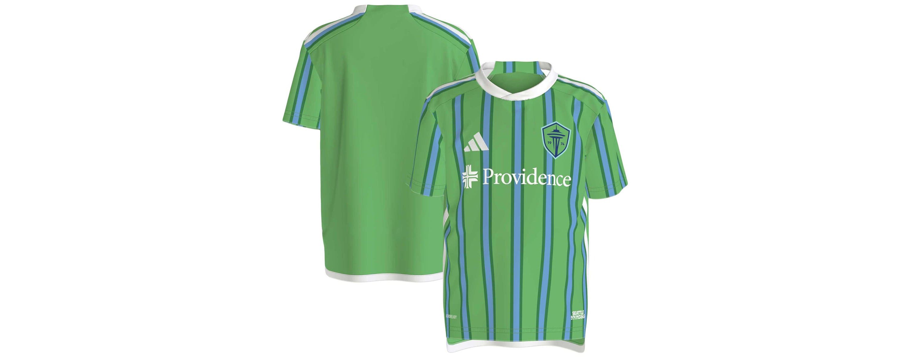 MLS Rave Seattle Sounders FC 2024 AEROREADY Team Jersey