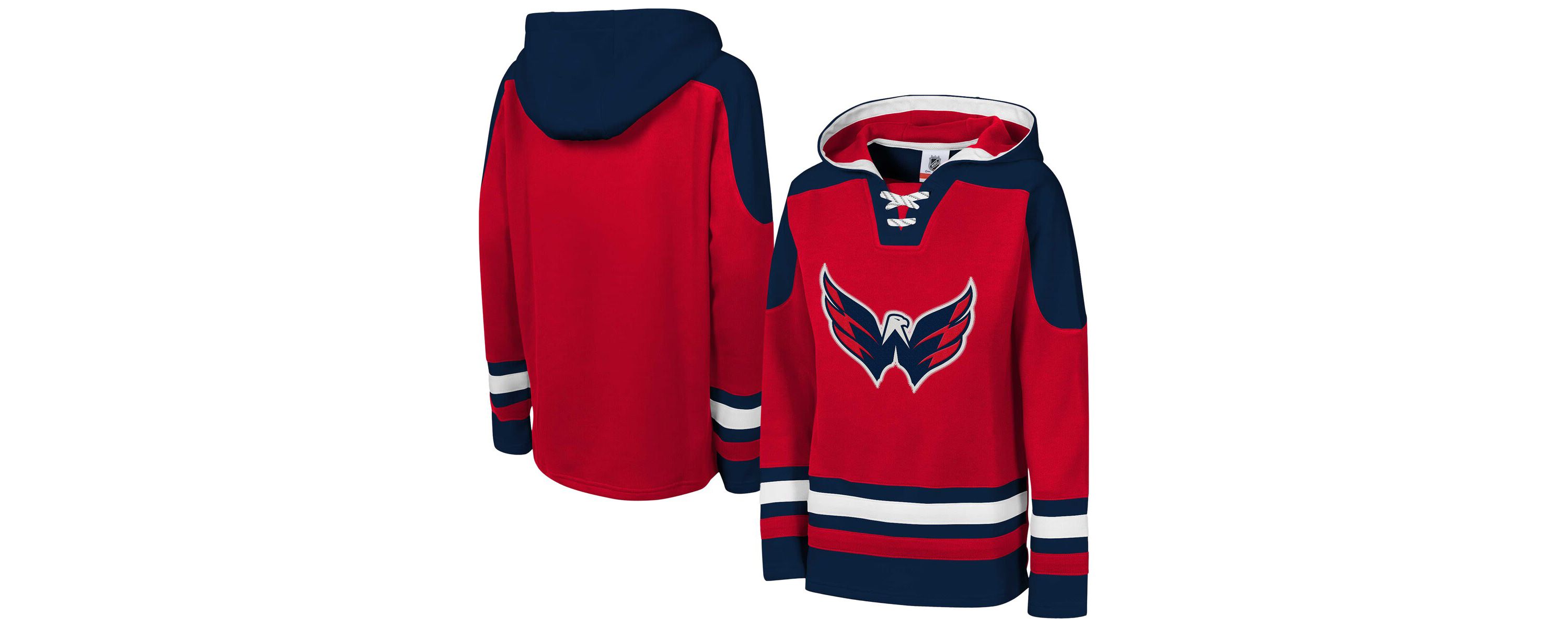 NHL Washington Capitals Ageless Must Have Home V-Neck Pullover Hoodie