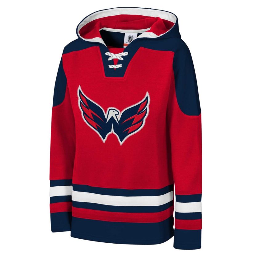 NHL Washington Capitals Ageless Must Have Home V-Neck Pullover Hoodie