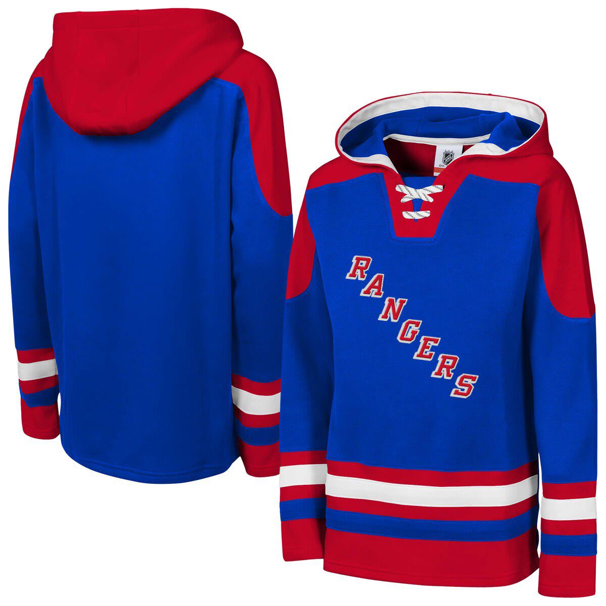 NHL New York Rangers Ageless Must Have Home V-Neck Pullover Hoodie