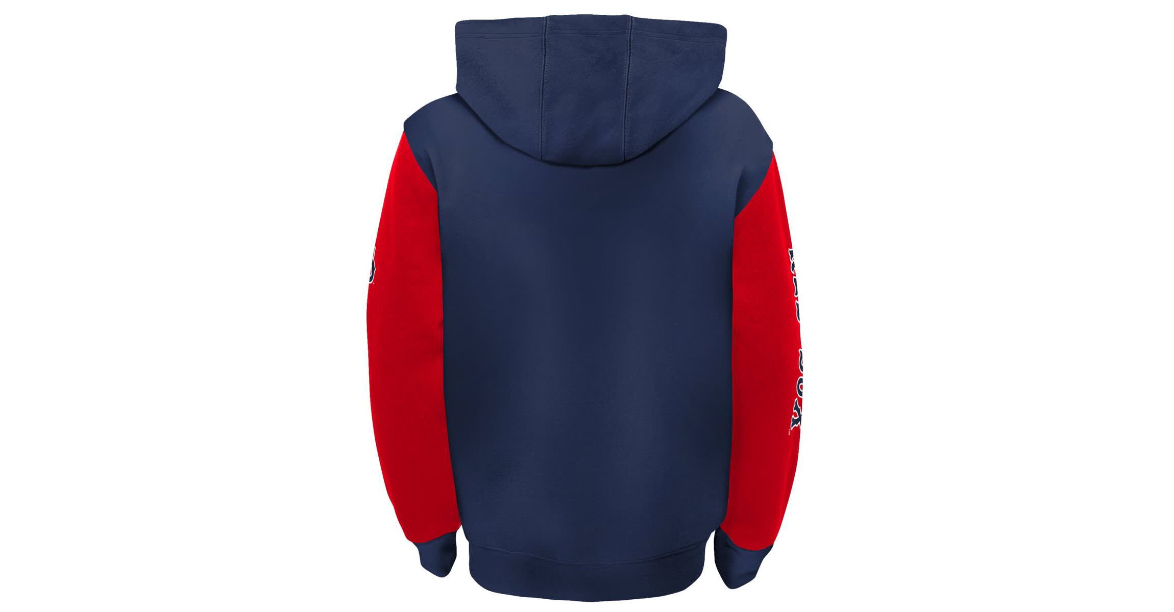 Boston Red Sox MLB Fanatics Navy/Red Boston Sox card Full-Zip Hoodie Jacket
