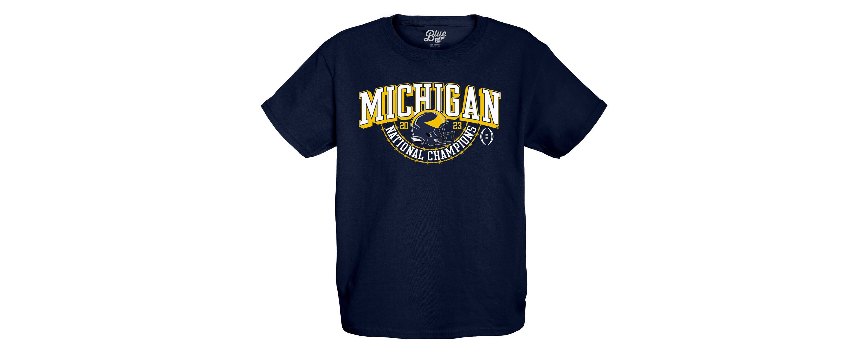 NCAA Michigan Wolverines NCAA Football Playoff 2023 National s Dust Schedule T-Shirt