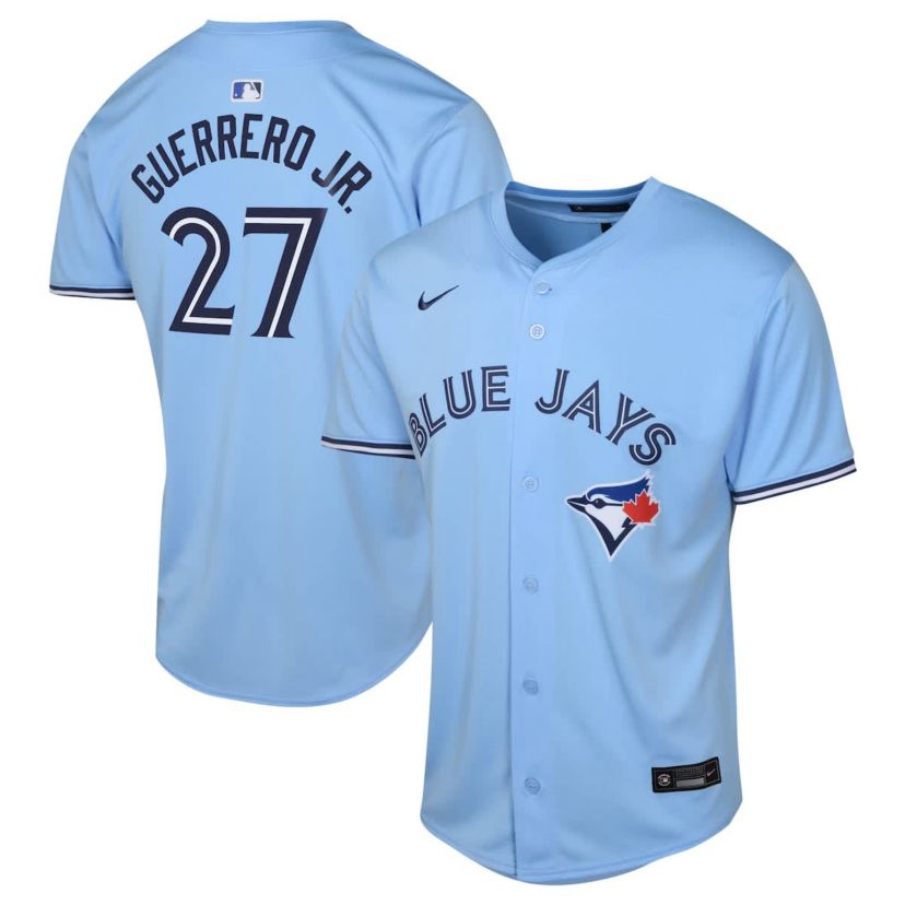 Toronto Blue Jays MLB Nike Vladimir Guerrero Jr. Powder Toronto Jays Alternate Limited Player Jersey