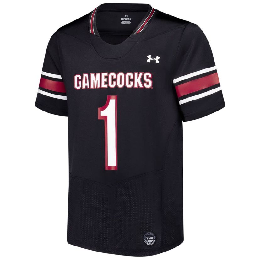 NCAA Under Armour #1 South Carolina Gamecocks Replica Football Jersey