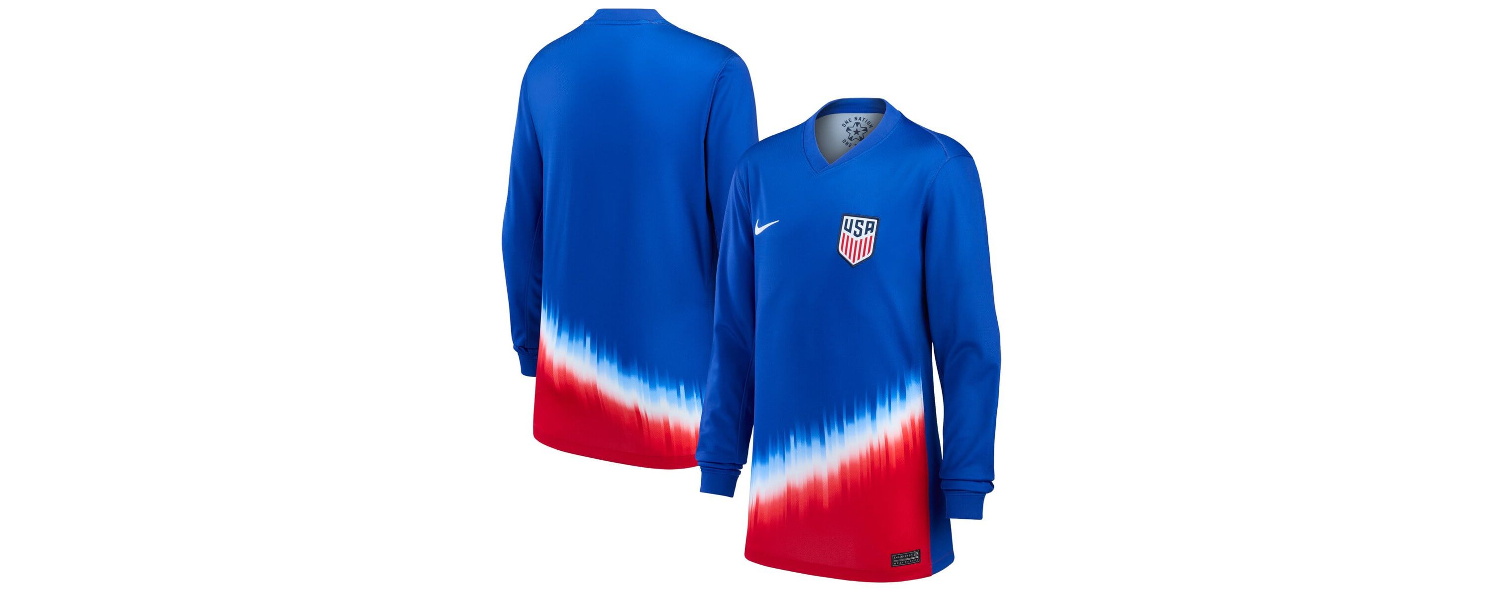 Soccer National Teams Nike USMNT 2024 Away Replica Long Sleeve Jersey