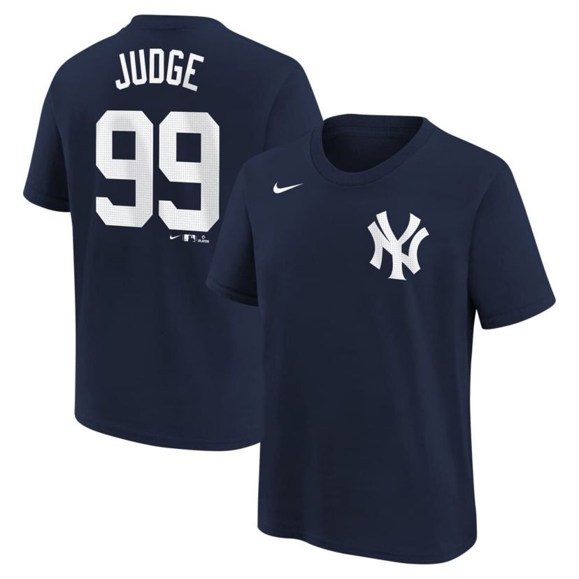 MLB Nike Aaron Judge New York Yankees Home Player Name & Number T-Shirt