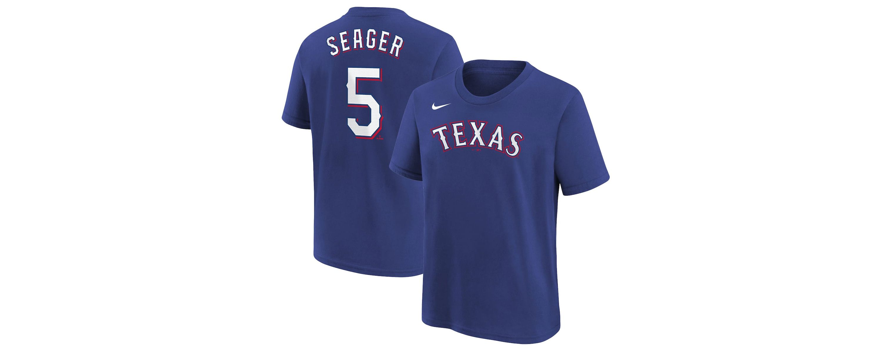 MLB Nike Corey Seager Texas Rangers Home Player Name & Number T-Shirt