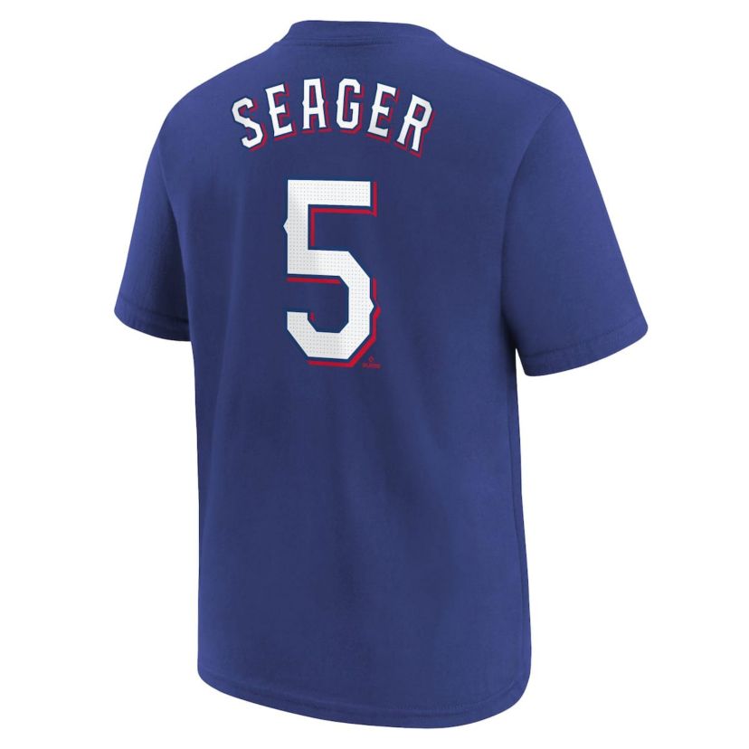 MLB Nike Corey Seager Texas Rangers Home Player Name & Number T-Shirt
