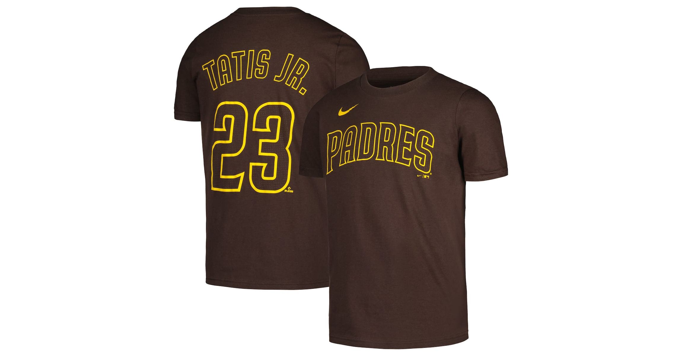 MLB Nike Fernando Tatis Jr. San Diego Padres Home Player Name & Number T-Shirt