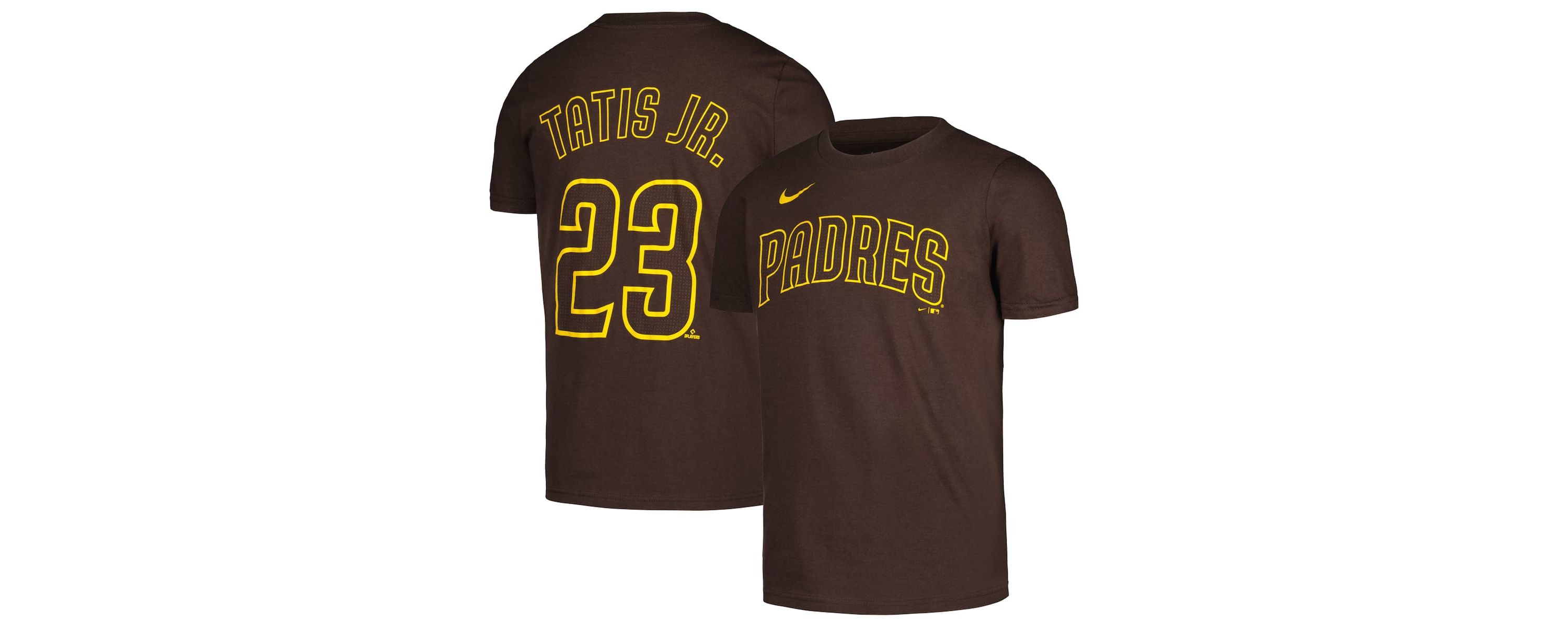 MLB Nike Fernando Tatis Jr. San Diego Padres Home Player Name & Number T-Shirt