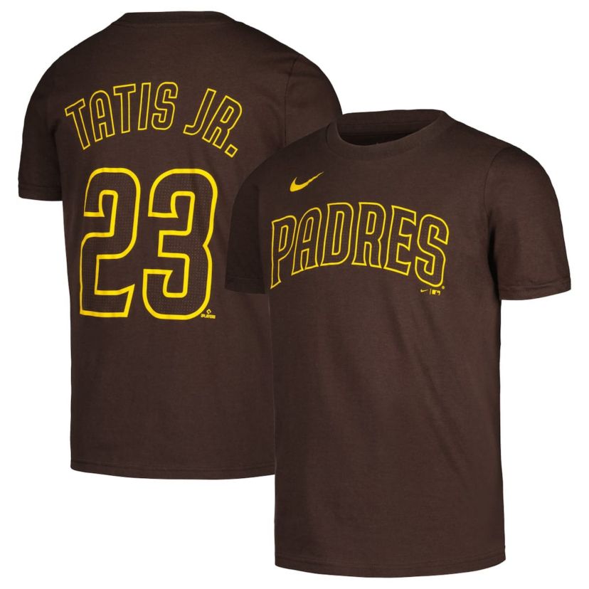 MLB Nike Fernando Tatis Jr. San Diego Padres Home Player Name & Number T-Shirt