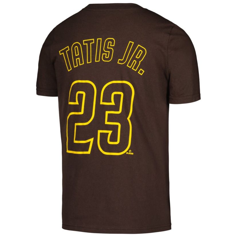 MLB Nike Fernando Tatis Jr. San Diego Padres Home Player Name & Number T-Shirt