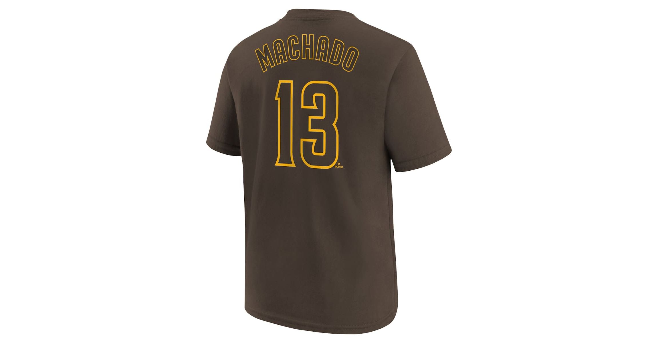 MLB Nike Manny Machado San Diego Padres Home Player Name & Number T-Shirt