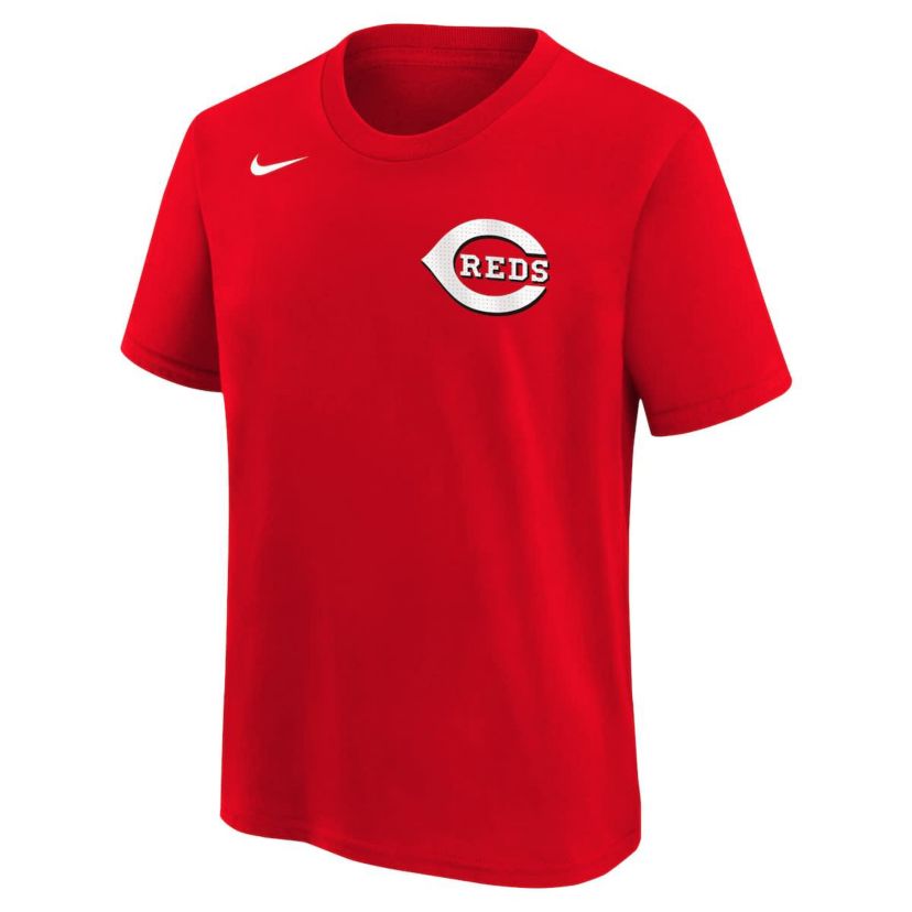 MLB Nike Elly De La Cruz Cincinnati Reds Home Player Name & Number T-Shirt