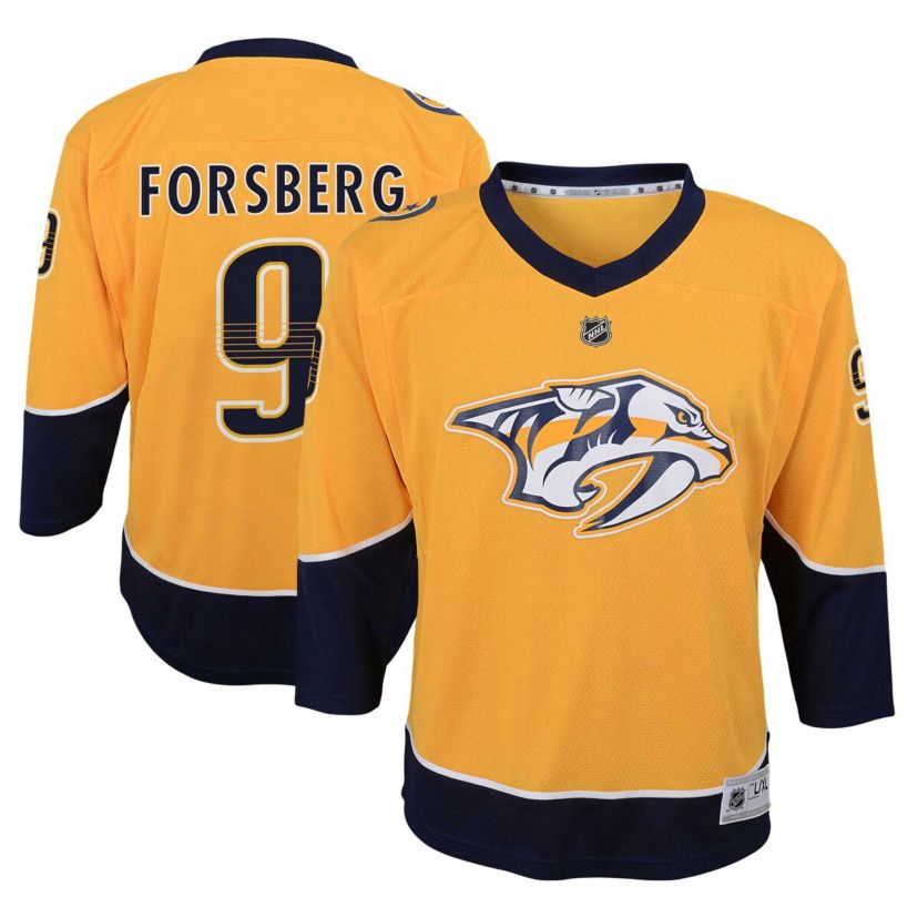 NHL Filip Forsberg Nashville Predators Home Replica Player Jersey
