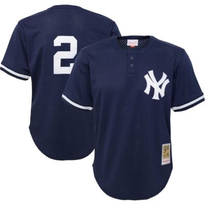 Mitchell & Ness Youth MLB Preschool Derek Jeter New York Yankees Cooperstown Collection Mesh Batting Practice Jersey