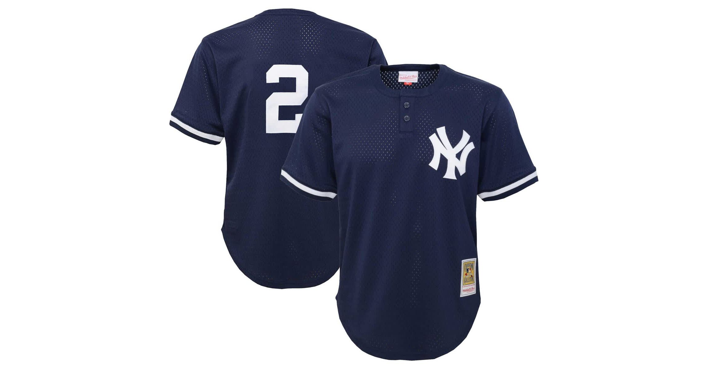MLB Preschool Derek Jeter New York Yankees Cooperstown Collection Mesh Batting Practice Jersey