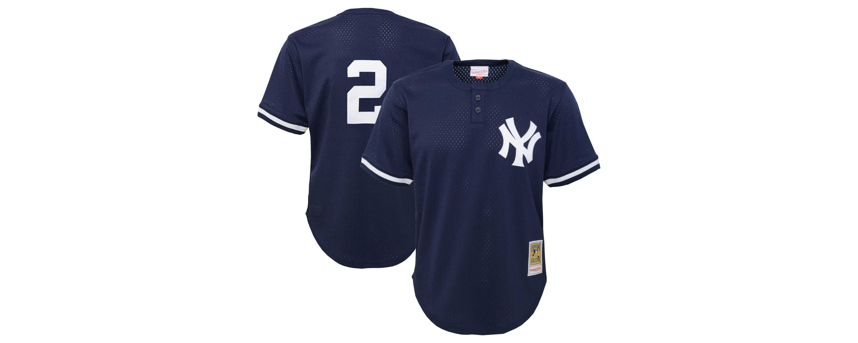 MLB Preschool Derek Jeter New York Yankees Cooperstown Collection Mesh Batting Practice Jersey