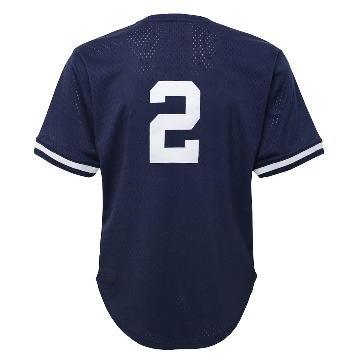 MLB Preschool Derek Jeter New York Yankees Cooperstown Collection Mesh Batting Practice Jersey