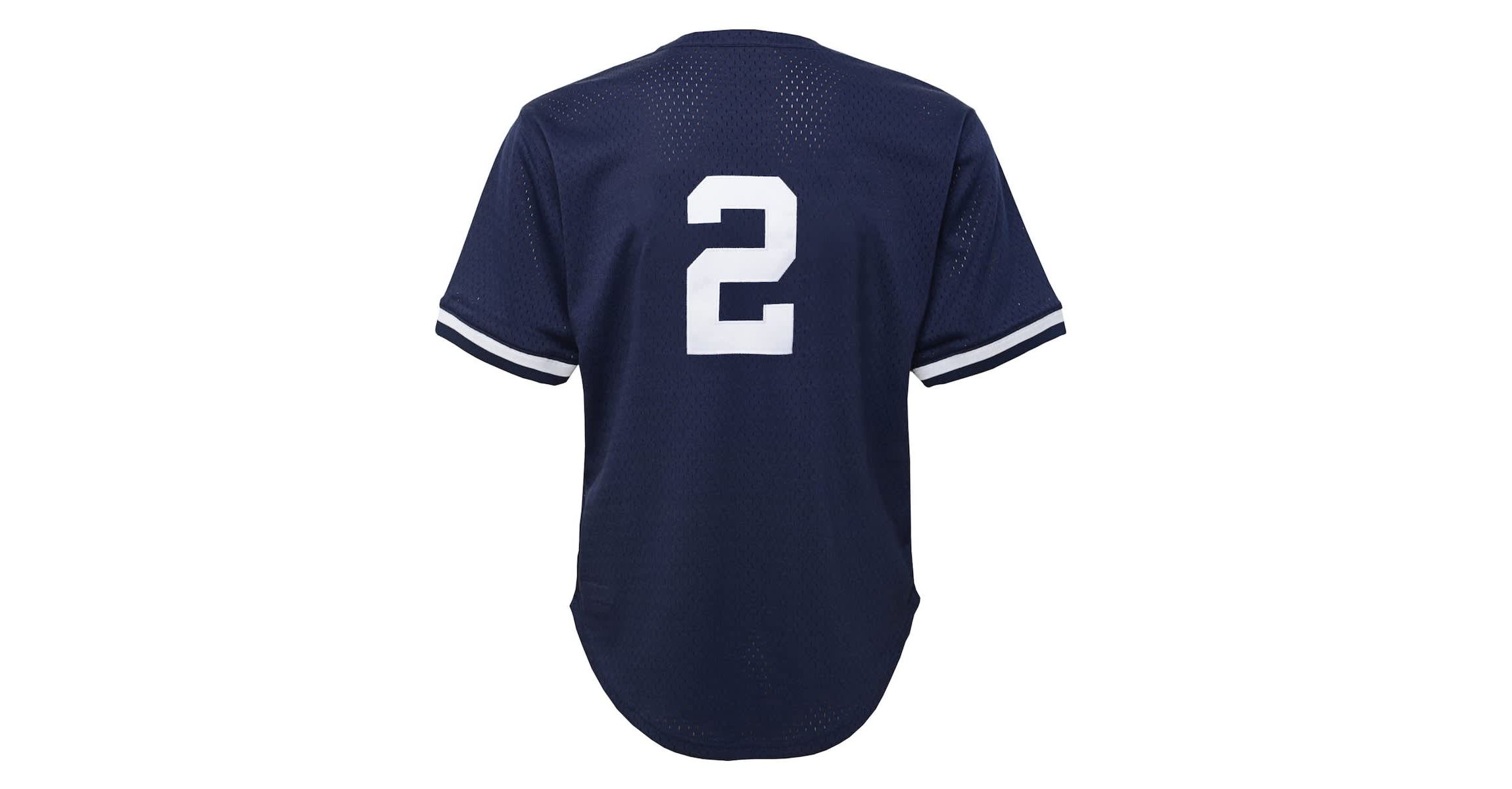 MLB Preschool Derek Jeter New York Yankees Cooperstown Collection Mesh Batting Practice Jersey