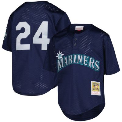 Mitchell & Ness Youth MLB Ken Griffey Jr. Seattle Mariners Cooperstown Collection Mesh Batting Practice Jersey