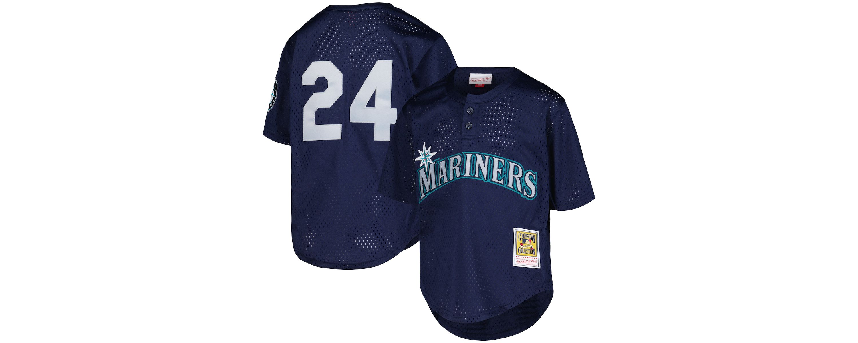 MLB Ken Griffey Jr. Seattle Mariners Cooperstown Collection Mesh Batting Practice Jersey
