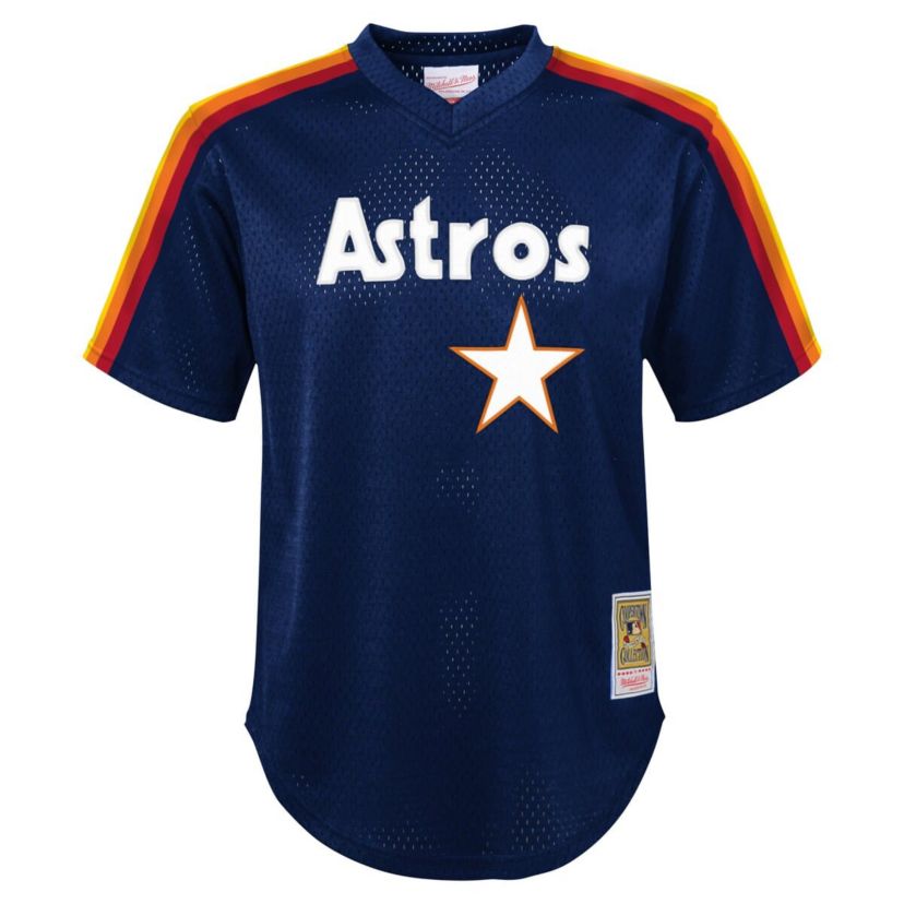 MLB Nolan Ryan Houston Astros Cooperstown Collection Mesh Batting Practice Jersey