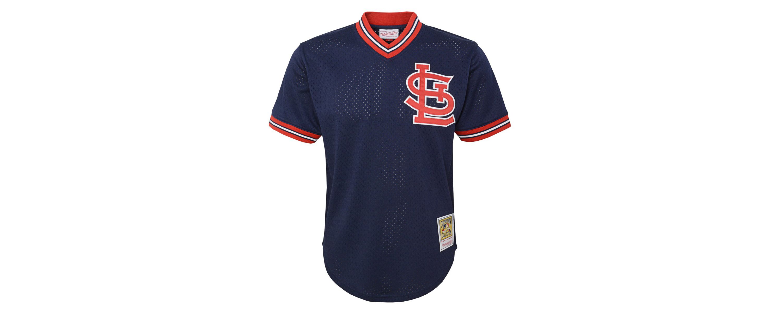 MLB Ozzie Smith St. Louis Cardinals Cooperstown Collection Mesh Batting Practice Jersey