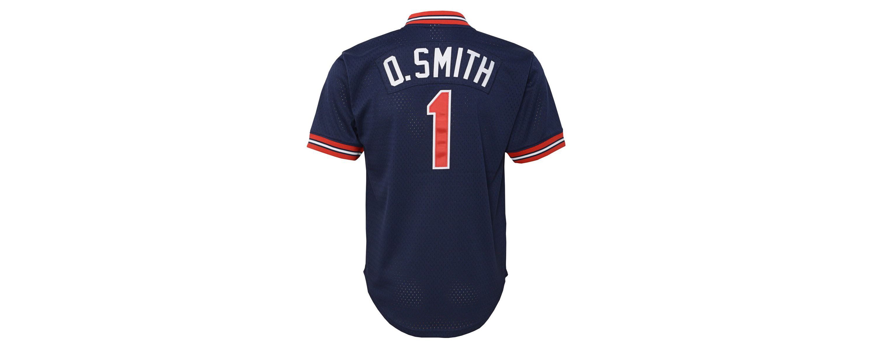 MLB Ozzie Smith St. Louis Cardinals Cooperstown Collection Mesh Batting Practice Jersey