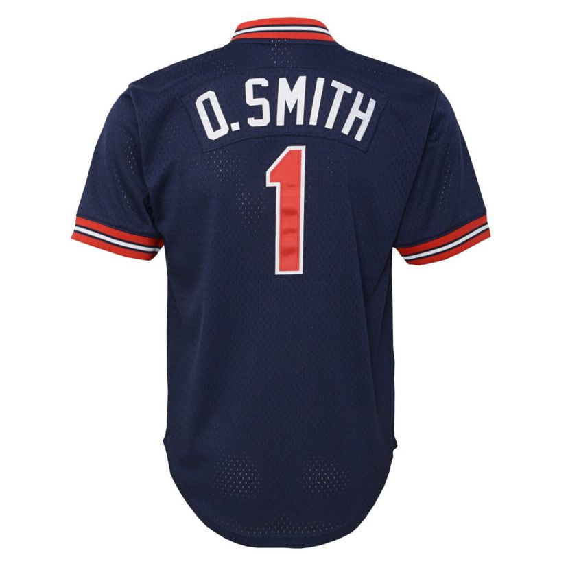 MLB Ozzie Smith St. Louis Cardinals Cooperstown Collection Mesh Batting Practice Jersey