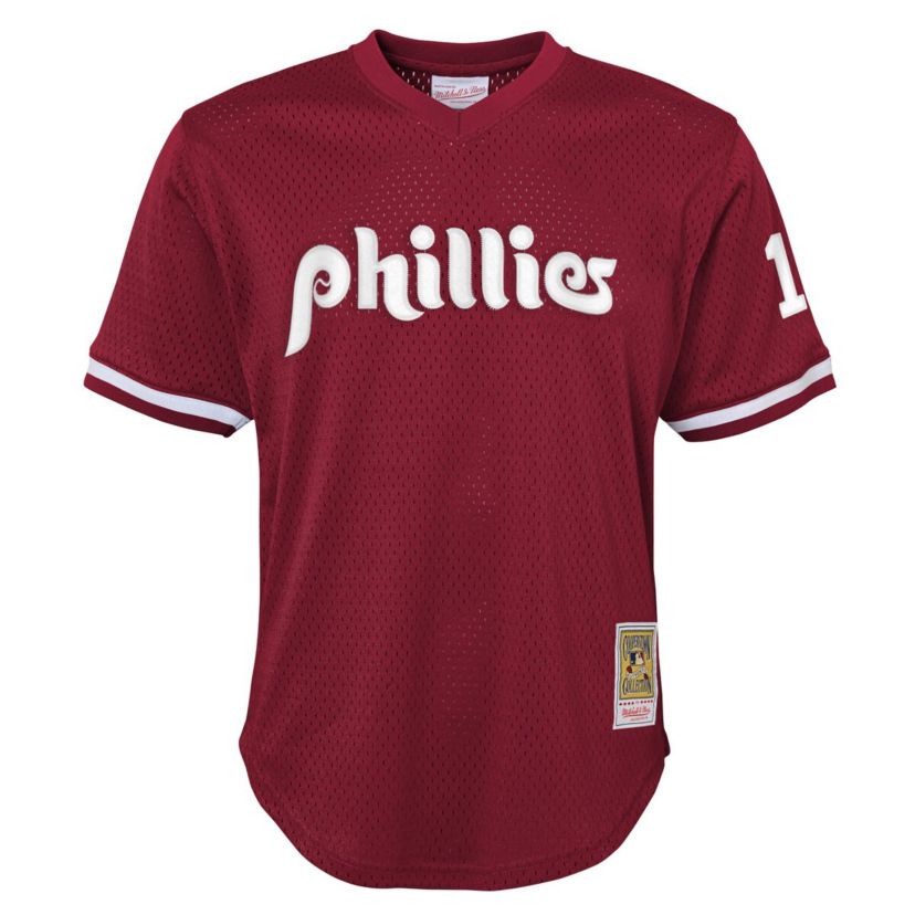 MLB Darren Daulton Philadelphia Phillies Cooperstown Collection Mesh Batting Practice Jersey