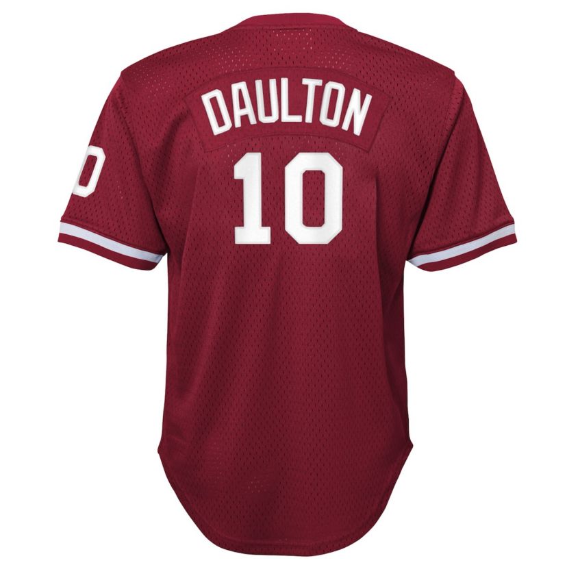 MLB Darren Daulton Philadelphia Phillies Cooperstown Collection Mesh Batting Practice Jersey