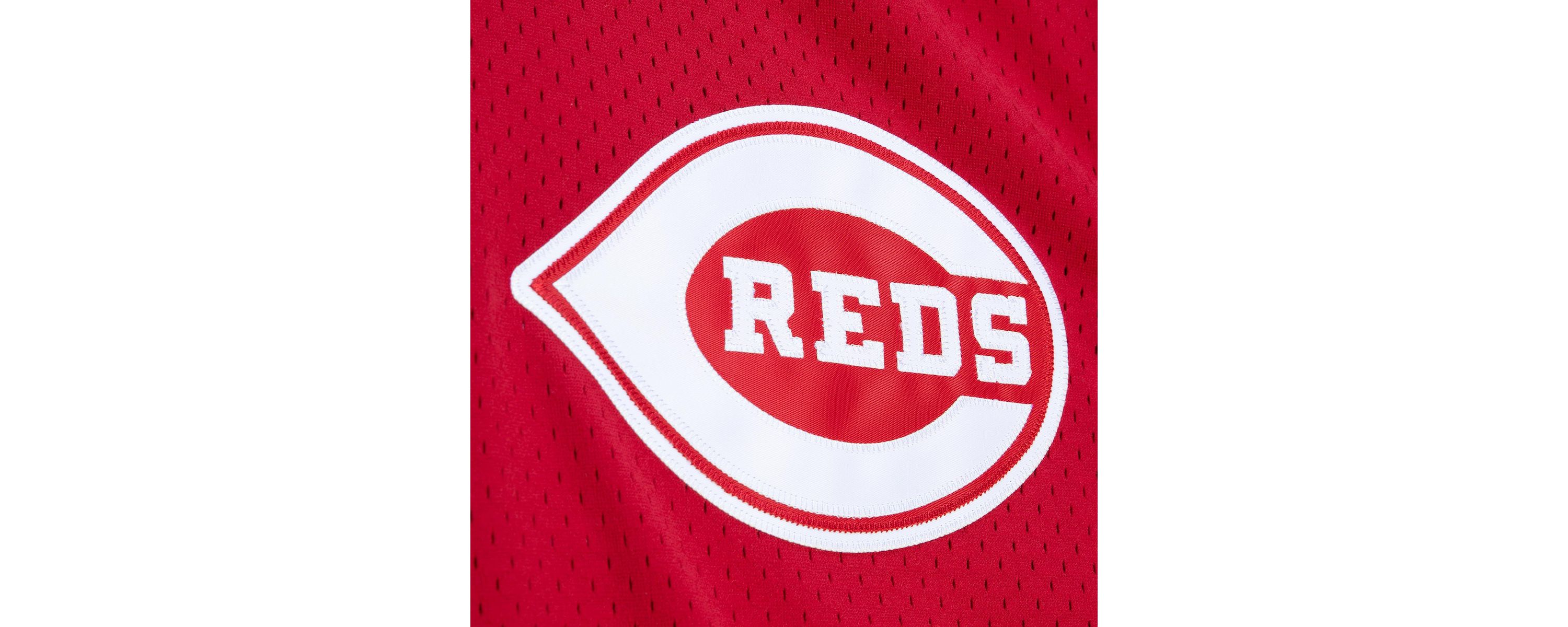 MLB Barry Larkin Cincinnati Reds Cooperstown Collection Mesh Batting Practice Jersey