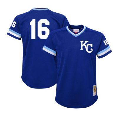 Mitchell & Ness Youth MLB Bo Jackson Kansas City Royals Cooperstown Collection Mesh Batting Practice Jersey