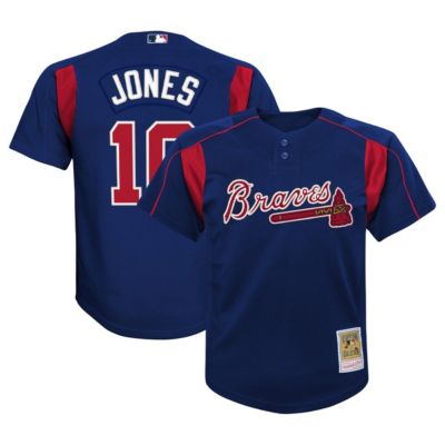 Mitchell & Ness Youth MLB Chipper Jones Atlanta Braves Cooperstown Collection Mesh Batting Practice Jersey