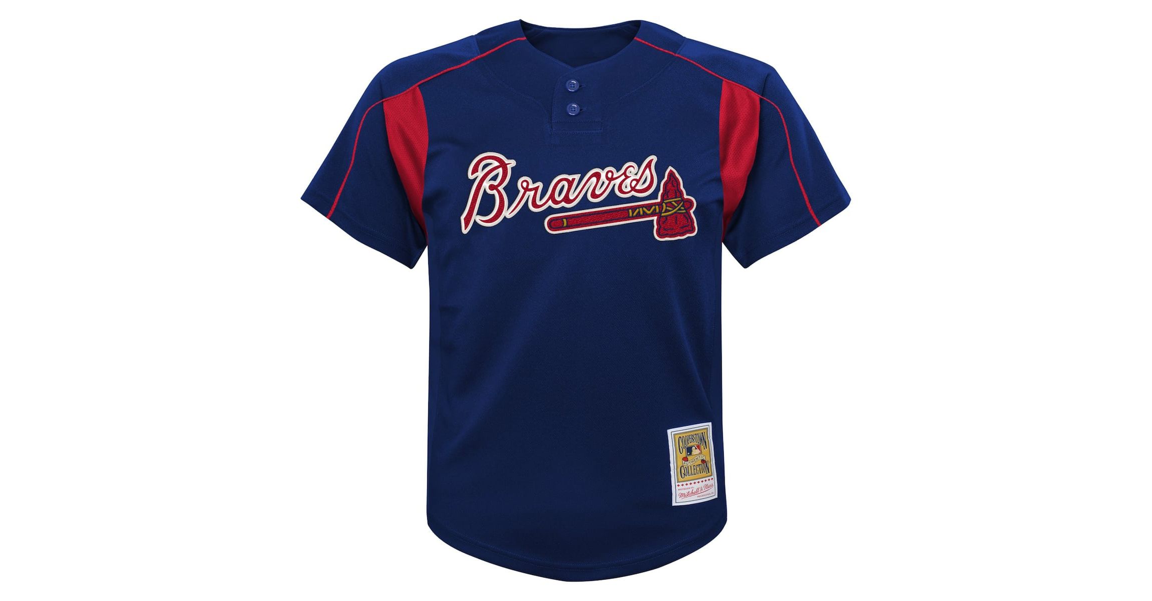 MLB Chipper Jones Atlanta Braves Cooperstown Collection Mesh Batting Practice Jersey