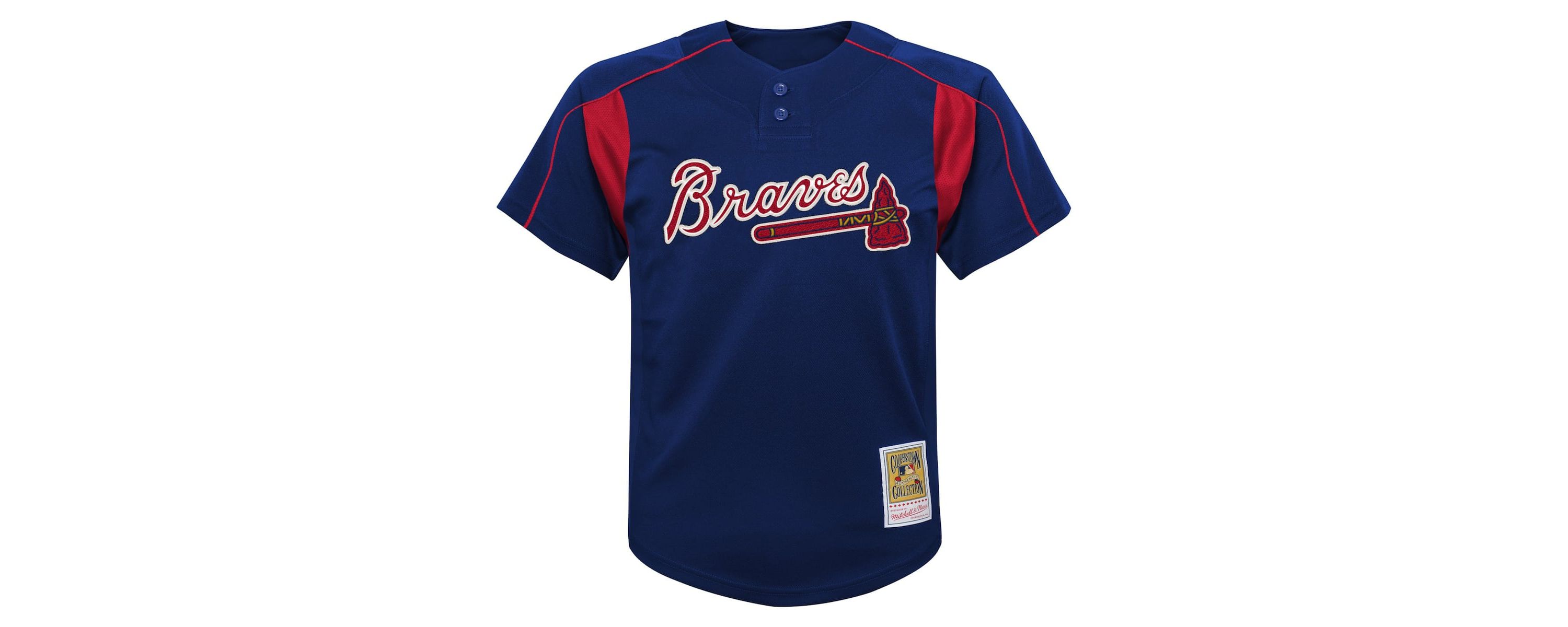MLB Chipper Jones Atlanta Braves Cooperstown Collection Mesh Batting Practice Jersey