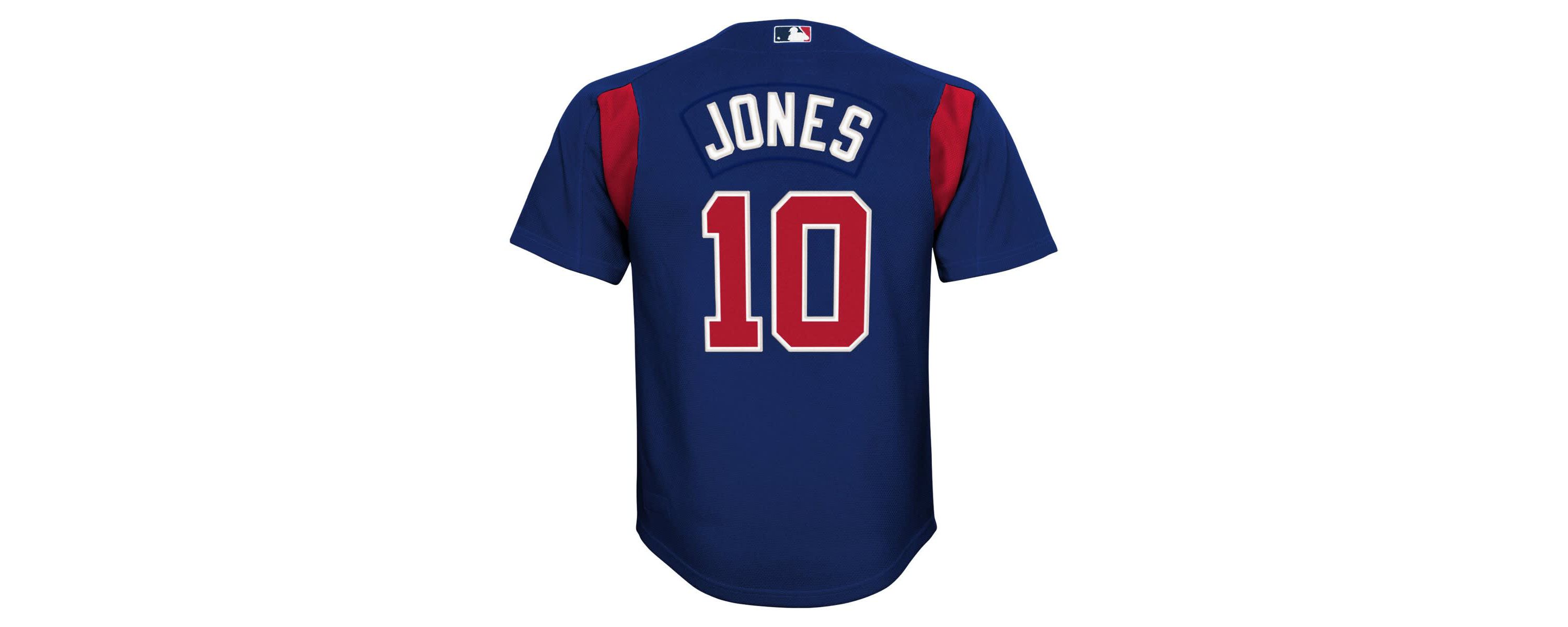 MLB Chipper Jones Atlanta Braves Cooperstown Collection Mesh Batting Practice Jersey